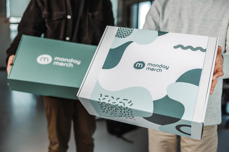 Employee Welcome Box Ideas - Monday Merch Employee Welcome Box Ideas
