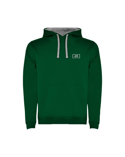 Bottle Green / Marl Grey