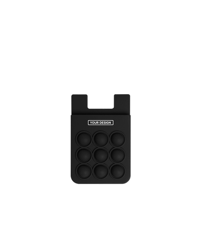 Cartera de silicona para teléfono Push Pop
