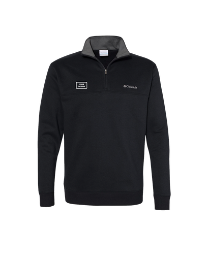 Sudadera Columbia de felpa con media cremallera