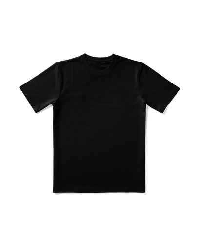 100% EU Made Heavyweight Relaxed T-Shirt (Black)