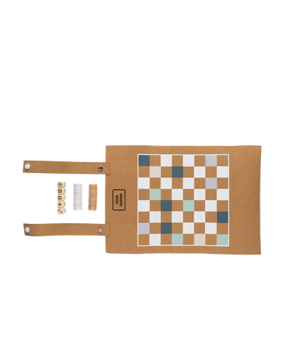 Gioco pieghevole Backgammon e Dama