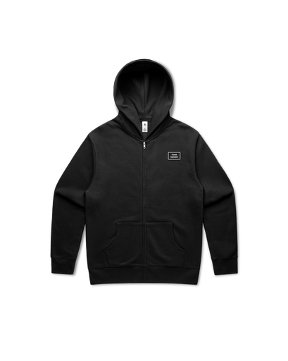 Felpa con cappuccio e zip casual