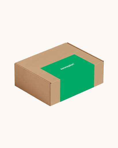 Shipping Box with Sticker - Kraft