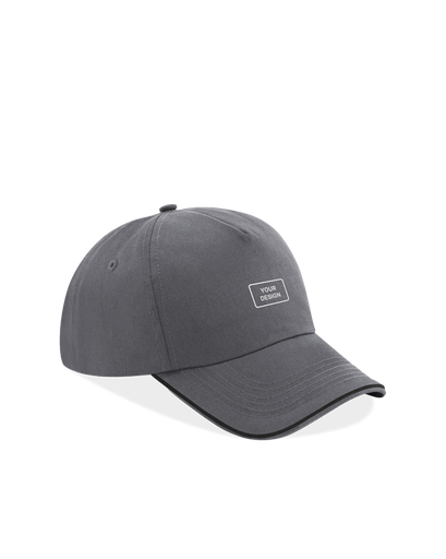 Gorra de 5 paneles en sarga