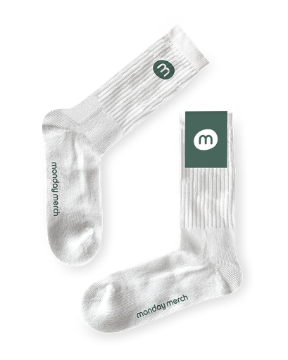 Custom Organic Cotton Sport Socks