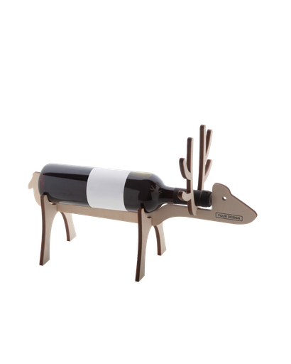 Portabottiglie a forma di Renna